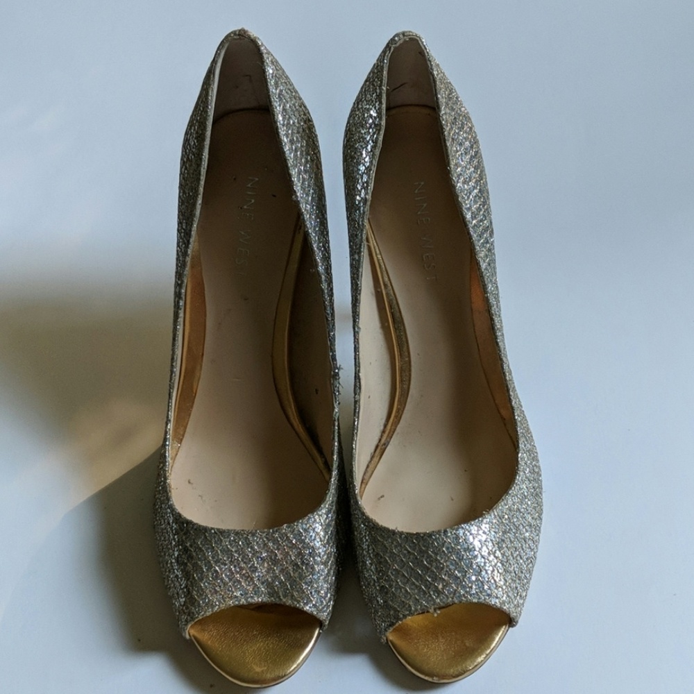 Glittery Nine West Heels